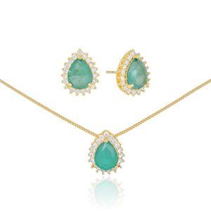 Set earrings and necklace